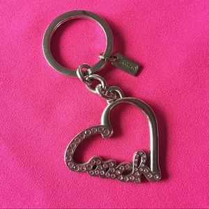 Coach heart key chain 🔑 ❤️